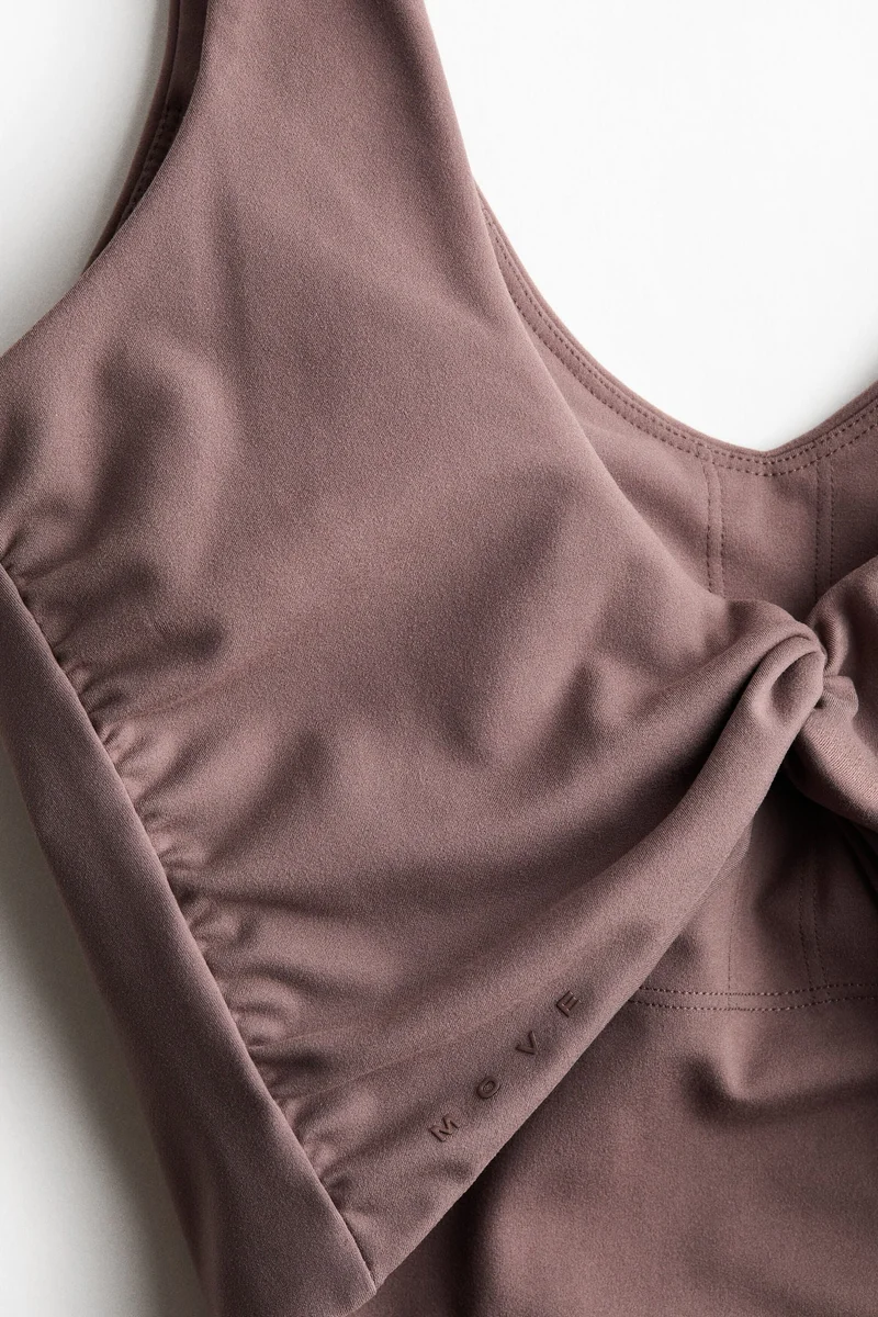 H&M Twist-detail tank top with SoftMove™
